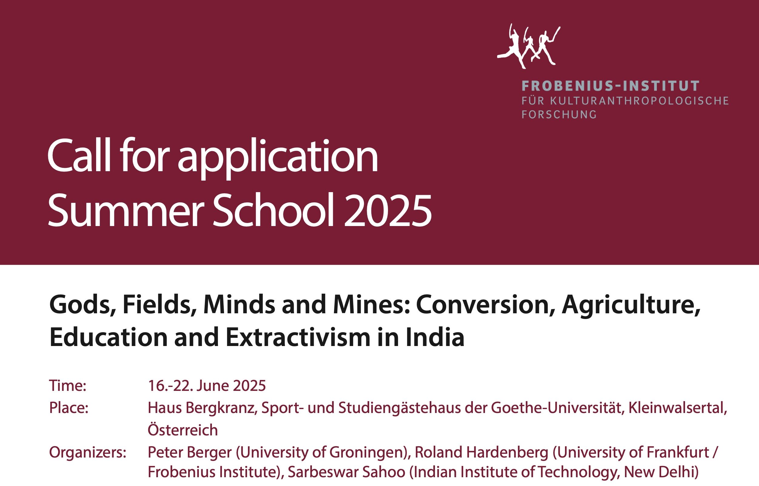 CfA: Gods, Fields, Minds and Mines: Conversion, Agriculture, Education and Extractivism